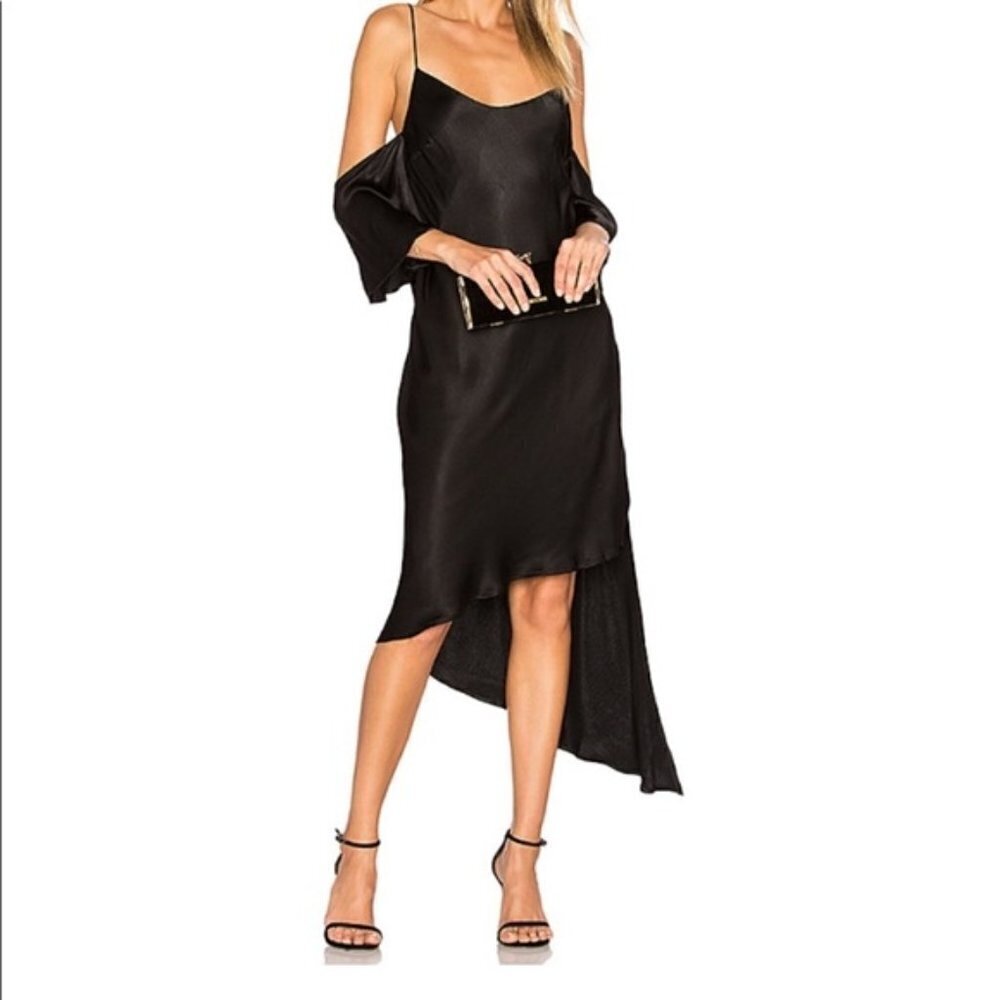 NEW Backstage Giselle Dress black 100 % Viscose Size Large Australia